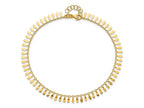FJC Finejewelers 14 kt Yellow Gold Fashion Polished Fancy 9in Plus 1 in ext. Anklet 9 Inches