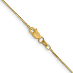 FJC Finejewelers 14 kt Yellow Gold Box with Lobster Clasp Chain 13 Inches x 0.7 mm
