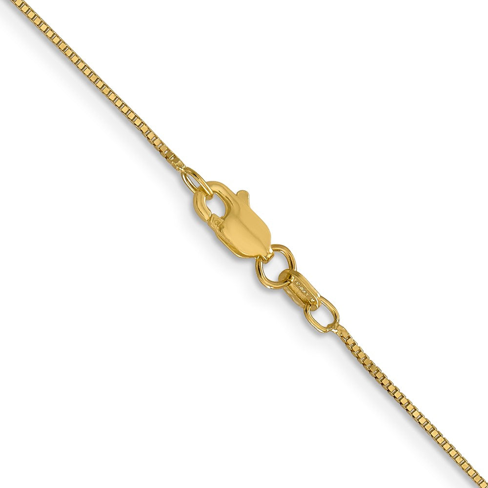 FJC Finejewelers 14 kt Yellow Gold Box with Lobster Clasp Chain 13 Inches x 0.7 mm