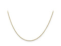 FJC Finejewelers 14 kt Yellow Gold Box with Lobster Clasp Chain 13 Inches x 0.7 mm