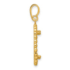 FJC Finejewelers 14 kt Yellow Gold with Beaded Edge 17.8mm Prong Coin Bezel Pendant