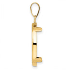 FJC Finejewelers 14 kt Yellow Gold Polished 20.2mm Prong Coin Bezel Pendant