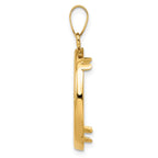 FJC Finejewelers 14 kt Yellow Gold Polished 22.0mm Prong Coin Bezel Pendant