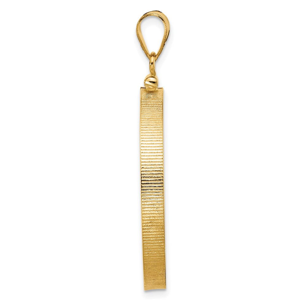 FJC Finejewelers 14 kt Yellow Gold Polished 30.0mm x 3.00mm Screw Top Coin Bezel Pendant