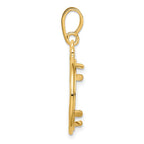 FJC Finejewelers 14 kt Yellow Gold Triple Circle Top 16.5mm Prong Coin Bezel Pendant