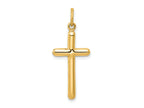 FJC Finejewelers 14 kt Yellow Gold Cross Charm 30 x 12 mm