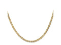 FJC Finejewelers 14 kt Yellow Gold Concave Anchor Chain 26 Inches x 3 mm