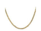 FJC Finejewelers 14 kt Yellow Gold Concave Anchor Chain 26 Inches x 3 mm