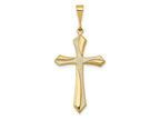 FJC Finejewelers 14 kt Yellow Gold Passion Cross Charm 43 x 20 mm
