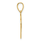 FJC Finejewelers 14 kt Yellow Gold #15 Heart Charm 18 mm