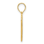 FJC Finejewelers 14 kt Yellow Gold Open Heart Charm 17 mm