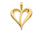 FJC Finejewelers 14 kt Yellow Gold Open Heart Charm 17 mm