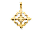FJC Finejewelers 14 kt Yellow Gold Fancy Charm 23 x 21 mm