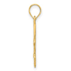 FJC Finejewelers 14 kt Yellow Gold Eagle Charm 24 x 19 mm