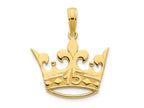 FJC Finejewelers 14 kt Yellow Gold 15 Crown Charm 17 mm