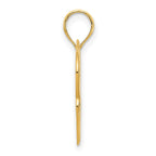 FJC Finejewelers 14 kt Yellow Gold Heart in a Heart Charm 21 mm