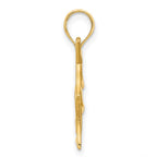 FJC Finejewelers 14 kt Yellow Gold Unicorn Charm 25 x 17 mm