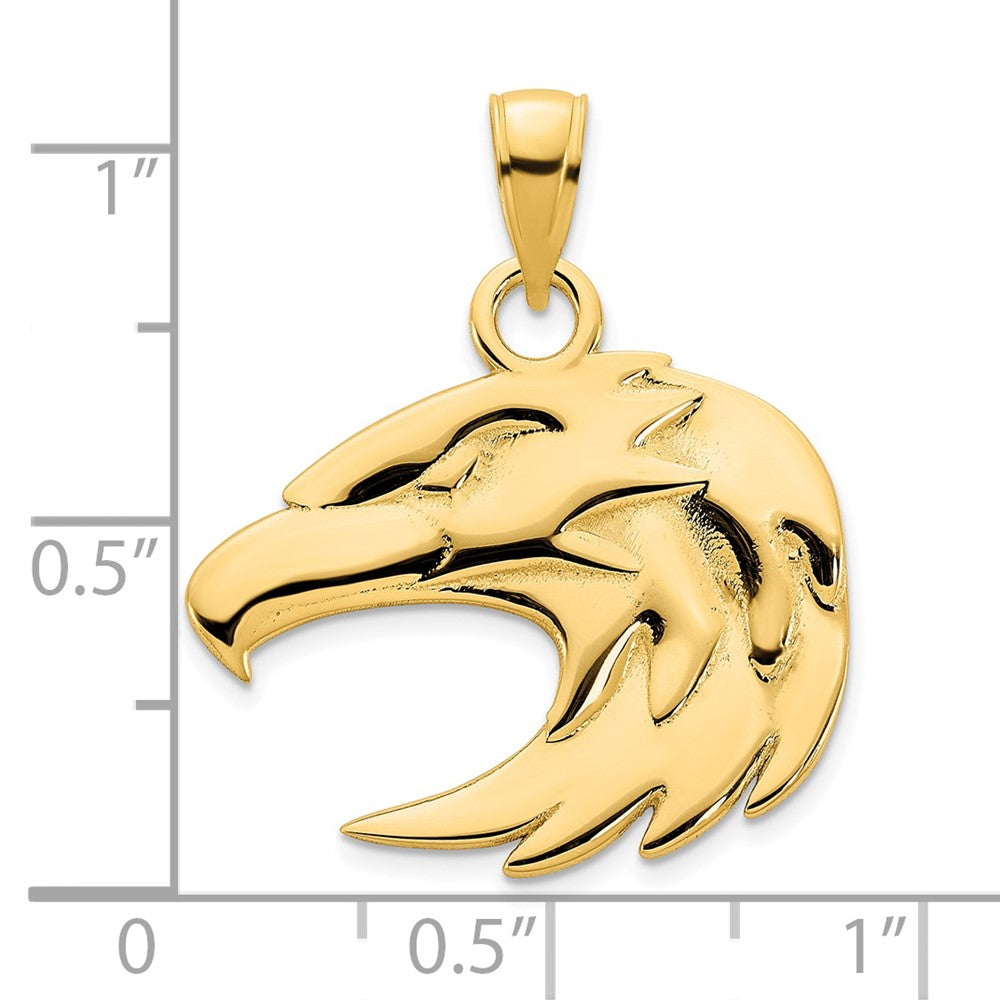 FJC Finejewelers 14 kt Yellow Gold Eagle Charm 22 x 22 mm