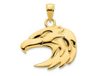FJC Finejewelers 14 kt Yellow Gold Eagle Charm 22 x 22 mm