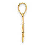 FJC Finejewelers 14 kt Yellow Gold Fancy Heart Charm 18 mm