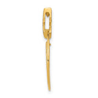 FJC Finejewelers 14 kt Yellow Gold Polished Three Wise Men North Star Chain Slide Charm 25 x 18 mm