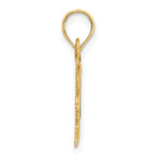 FJC Finejewelers 14 kt Yellow Gold Epoxy I LOVE MY SUNSHINE Sun Charm 26 x 18 mm