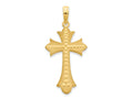 FJC Finejewelers 14 kt Yellow Gold Cross Charm 32 x 14 mm