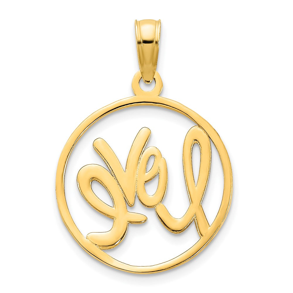 FJC Finejewelers 14 kt Yellow Gold Love charm 14 mm