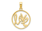 FJC Finejewelers 14 kt Yellow Gold Love charm 14 mm