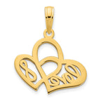 FJC Finejewelers 14 kt Yellow Gold Heart LOVE Infinity Symbol Charm 0 mm