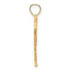 FJC Finejewelers 14 kt Yellow Gold Cheerleader Charm 21 x 17 mm
