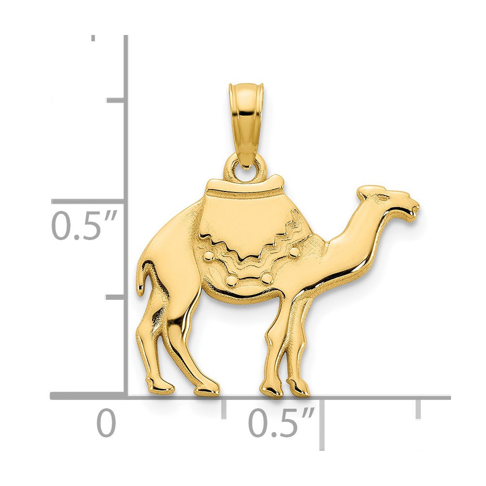 FJC Finejewelers 14 kt Yellow Gold Camel Charm 17 mm