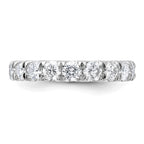 FJC Finejewelers 14 kt White Gold 1.25 ct. 9 Stone G H I True Light Moissanite Band 3 mm