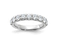 FJC Finejewelers 14 kt White Gold 1.25 ct. 9 Stone G H I True Light Moissanite Band 3 mm