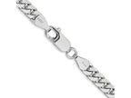 FJC Finejewelers 14 kt White Gold Curb WG Solid Miami Cuban Chain Bracelet 8 Inches x 5 mm