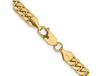 FJC Finejewelers 14 kt Yellow Gold Curb Solid Miami Cuban Chain 8.5 Inches x 5.5 mm