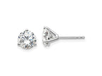 FJC Finejewelers Platinum 1 1/2ct Cert Lab Grown Diamonds VS+ F+ Round Stud Earrings 5.8 x 5.8 mm