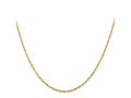 FJC Finejewelers 14 kt Yellow Gold Extra-Light Bright Cut Rope Chain 22 Inches x 1.5 mm