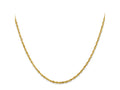 FJC Finejewelers 14 kt Yellow Gold 2.0mm Extra-Light Bright Cut Rope Chain 22 Inches x 2 mm
