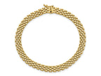 FJC Finejewelers 14 kt Yellow Gold 6mm Panther Link Bracelet 7.5 Inches