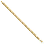 FJC Finejewelers 14 kt Yellow Gold Polished Fancy Link 7.5in Bracelet 7.5 Inches x 5.3 mm