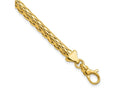 FJC Finejewelers 14 kt Yellow Gold Polished Fancy Link Bracelet 7.5 Inches x 4.8 mm