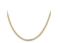 FJC Finejewelers 14 kt Yellow Gold Flat Beveled Curb Chain 30 Inches x 2.3 mm