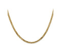 FJC Finejewelers 14 kt Yellow Gold Flat Beveled Curb Chain 30 Inches x 2.9 mm