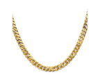 FJC Finejewelers 14 kt Yellow Gold Flat Beveled Curb Chain 8.5 Inches x 6.25 mm
