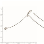 FJC Finejewelers 925 Sterling Silver Adjustable .95mm Box Chain 36 Inches x 1 mm