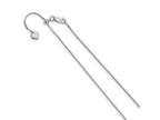 FJC Finejewelers 925 Sterling Silver Adjustable .95mm Box Chain 36 Inches x 1 mm
