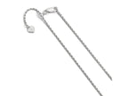 FJC Finejewelers 925 Sterling Silver Adjustable Bright Cut Rope Chain 36 Inches x 1.4 mm