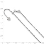 FJC Finejewelers 925 Sterling Silver Adjustable Box Chain 36 Inches x 1.3 mm