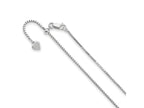 FJC Finejewelers 925 Sterling Silver Adjustable Box Chain 36 Inches x 1.3 mm